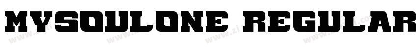 MysoulOne Regular字体转换